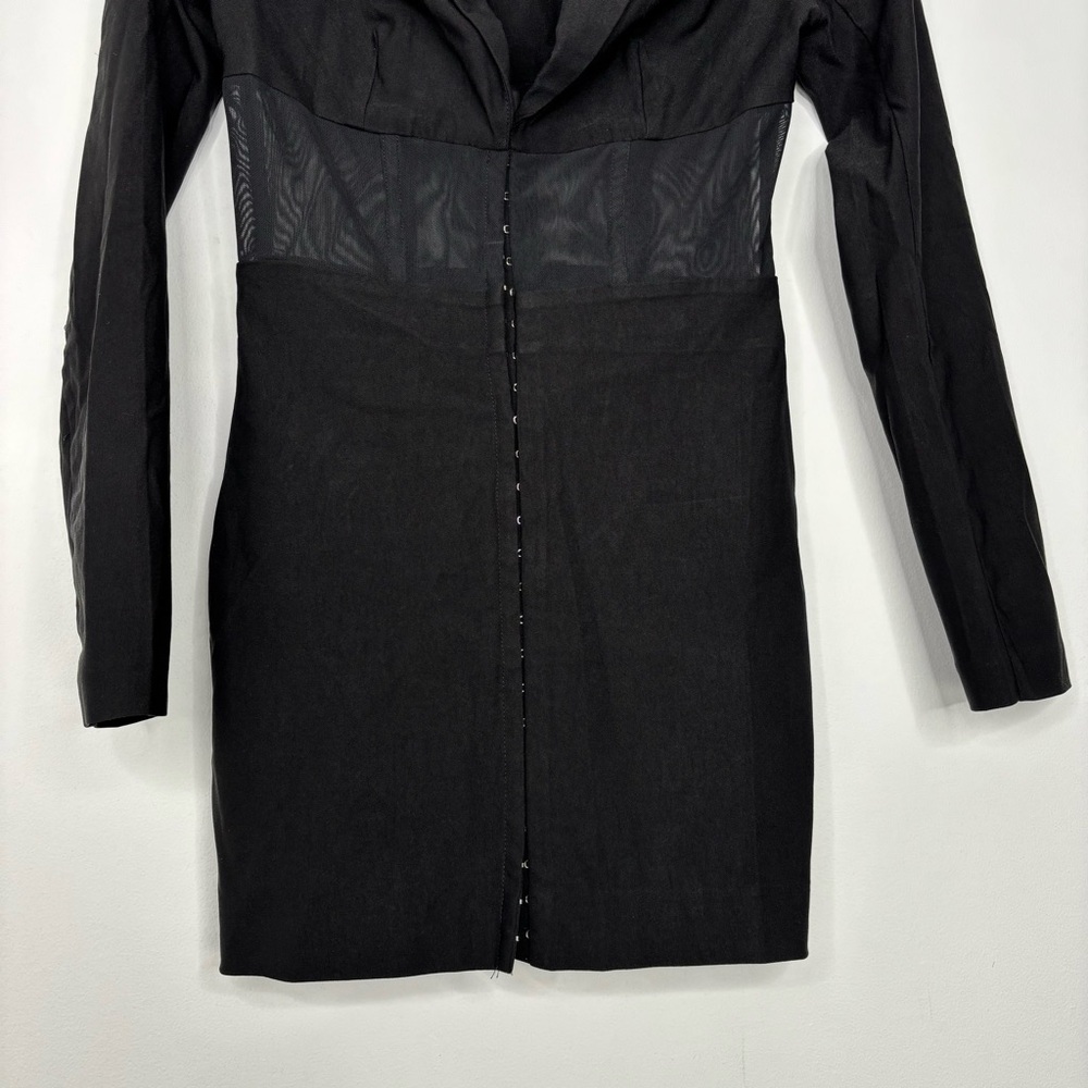 Michael Costello x REVOLVE Chase Jacket Dress Black Blazer Mini, Size Small New - Picture 7 of 16